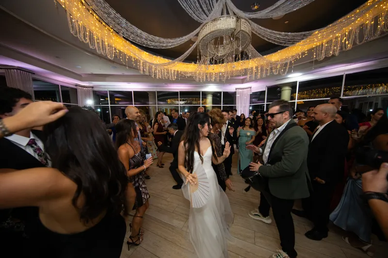 The bride leads the floor at Silver Creek