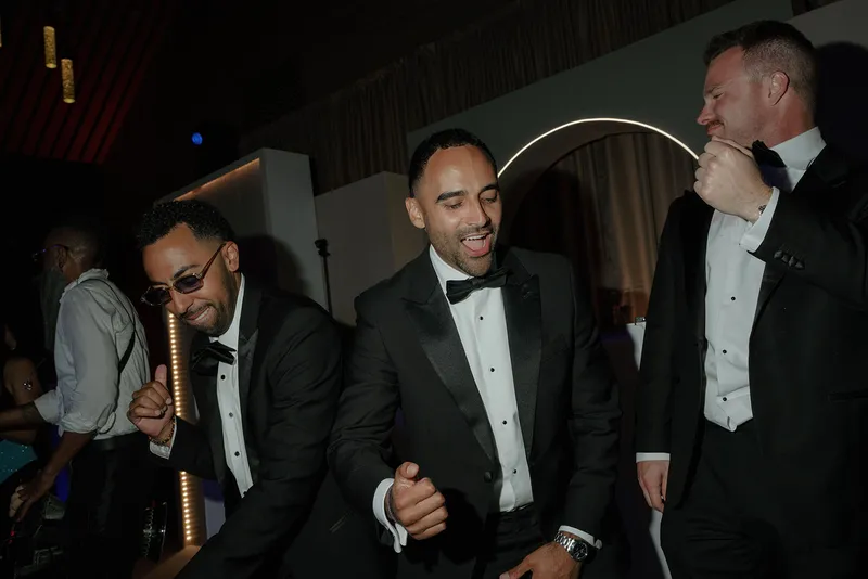 The groomsmen commit
